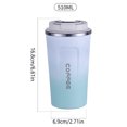 thumbnail image 2 of Copa De Agua Taza de café de 510 ml, taza de coche de medición de temperatura inteligente LCD HD (blanco degradado) Wdftyju Libre de BPA, 2 of 2