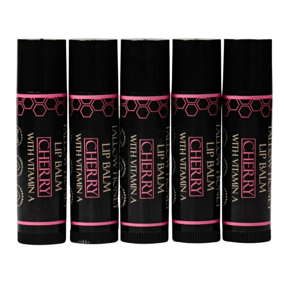 Bálsamo labial Terra Lotus Organic Sebo Hidratante con aceite de oliva, paquete de 5