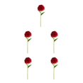 thumbnail image 1 of Baohd 1/2/3/5 10pack/lot Realistic Appearance Artificial Flower For Party Decor And Home Decor Red 5PCS, 1 of 6