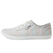 Skechers Women's BOBS B CUTE Blurred Lines Canvas Slip-On Casual Sneaker