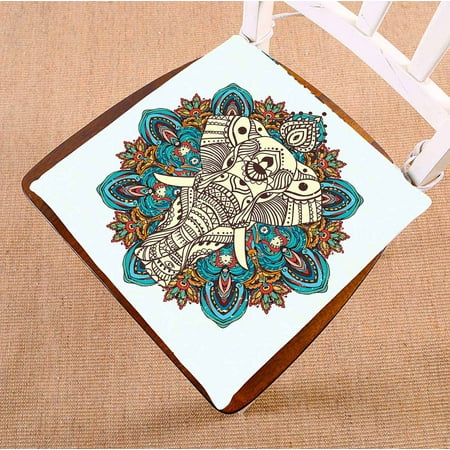 

PKQWTM Elephant Frame animal Chair Pads Chair Mat Seat Cushion Chair Cushion Floor Cushion Size 16x16 inches