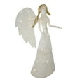 thumbnail image 3 of Northlight 48" LED Lighted White and Gold Glittered Angel Christmas Outdoor Decoration - Warm White, 3 of 6