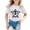 White, variant on Toddler Kids Girls T Shirts Short Sleeve Boy Fashion Casual Print Crewneck Loose Shirts Top Casual Loose Tops 3-4 Years