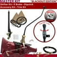 thumbnail image 1 of American Shifter  AOD Shifter Kit Black 23 in. Swan E Brake Cable Clevis Trim Kit Dipstick for F5C9E, 1 of 1
