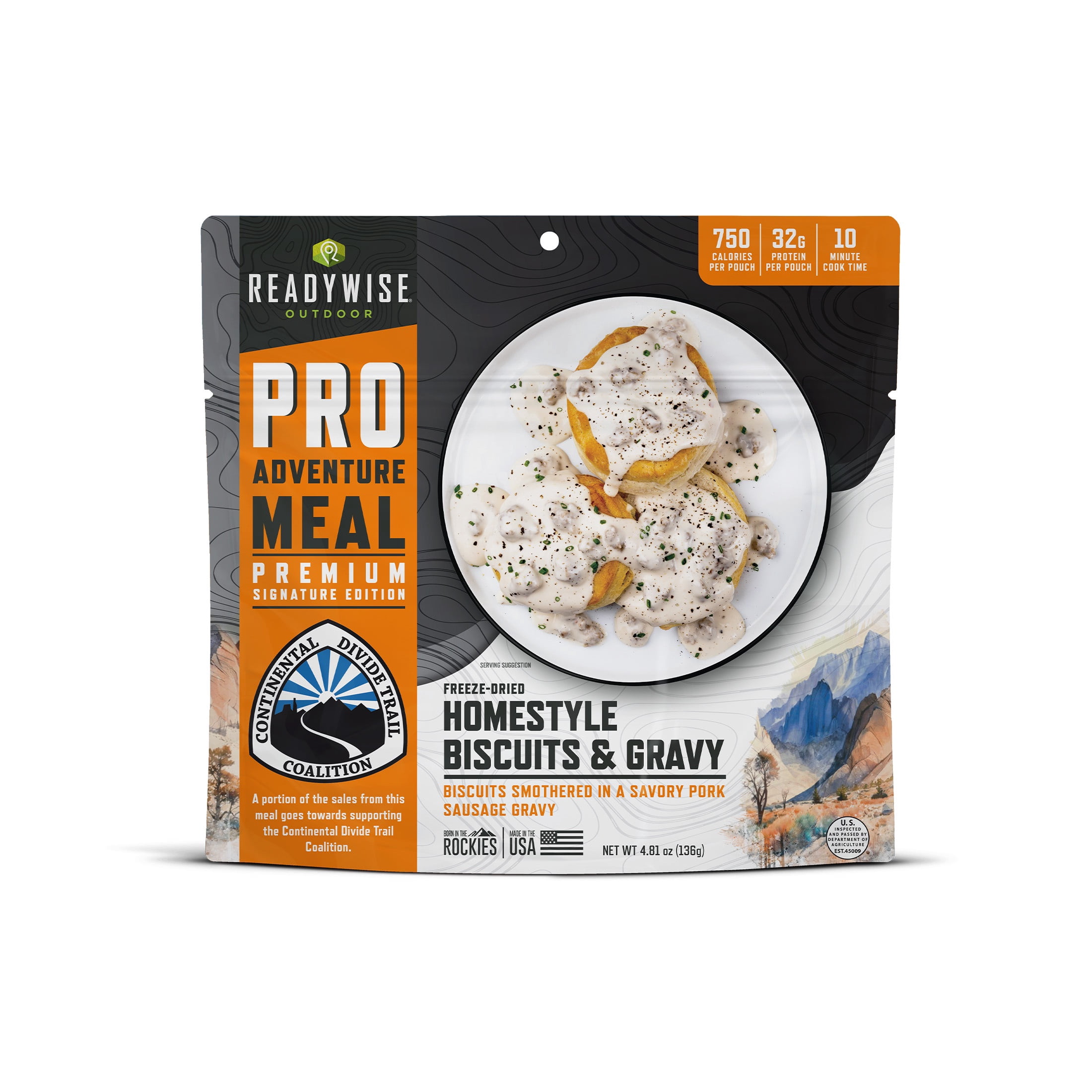 ReadyWise Pro Adventure Meal, Trailblazer Outdoor Bucket, Featuring 5 Delicious Freeze-Dried Recipes Within 8 Premium, Lightweight Pouches For a Total of 16 Servings (2 Servings Per Pouch)