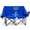 Dark Blue, variant on Double Camping Chair with Phone Holder, Padded Loveseat Camp Couch Supports 880 lbs, 2 Person Folding Sofa with Glass Holder & Side Pocket for Camping,, Fishing,Beach