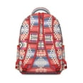 thumbnail image 3 of Boho Chic Campus Backpack - Tribal Print Design with 17" Laptop Pocket, Spacious Daypack for Women, Water-Resistant & Stylish for College & Commuting, 3 of 6