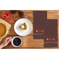 thumbnail image 4 of Kane Home Fall Kitchen Towel 2-Piece Set, Waffle Style Brown Autumn Leaves 16x26 inch, 4 of 7