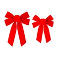 thumbnail image 2 of Recién llegado, cinta de Navidad, lazo rojo de terciopelo, lazo de Navidad personalizado para decoración navideña, 2 of 4