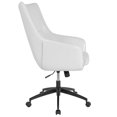 thumbnail image 2 of Barcelona Home and Office Upholstered High Back Chair in Black Leather, 2 of 4