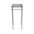 thumbnail image 6 of DecMode 3 Tier Black Metal Cut-out Plantstand (3 Count), 6 of 14