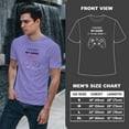 thumbnail image 4 of Greenyef Graphics I Paused My Game to Be Here Video Gamer Gift for Men Teenagers Gaming Funny Graphic T-Shirt Style-41 (Violet, Large), 4 of 6