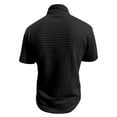 thumbnail image 4 of Hvyesh Mens Quarter Zip Golf Shirts Knit Waffle Shirts 2025 Casual Short Sleeve Shirt Lightweight Golf Tops, 4 of 9