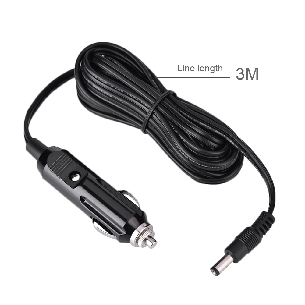 cigarette lighter to dc cable OTVIAP Lighter Cord, Lighter Power Cable,3 Meter / 9.8 Feet 12V DC 5.5mm x  2.1mm Car Lighter Power Plug Cord Adapter Cable