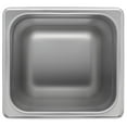 thumbnail image 3 of HUBERT Steam Table Pan 1/6 Size 24 Gauge Stainless Steel - 6"D, 3 of 6