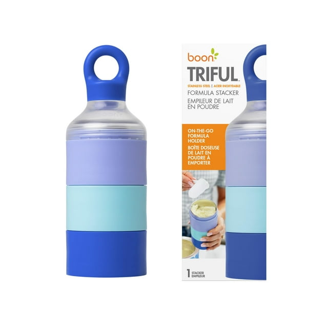 Biberón Boon Triful Aislado de Acero Inoxidable Apilable