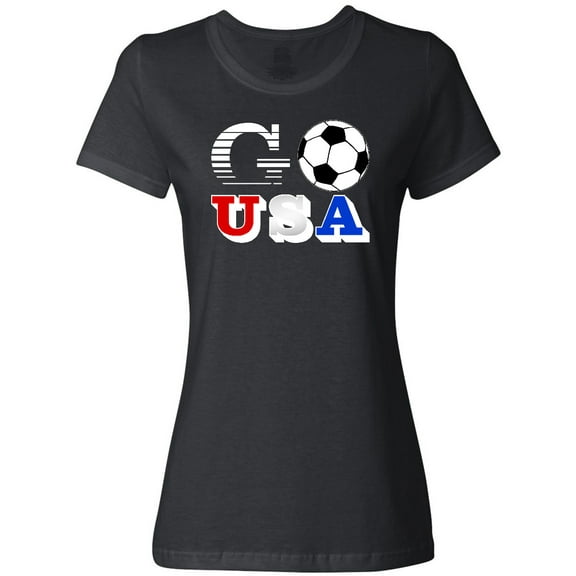 Inktastic Go, USA- Soccer, Football Women's T-Shirt