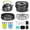 Black Handle, variant on JIAN YA NA Camping Cookware Set, 14-Piece Lightweight Hiking Mess Kit for 2 Person with 1.8L Non-Stick Pot , Frying Pan, Kettle, Stainless Steel Cups Plates & Foldable Cutlery (Black Handle)