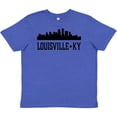 thumbnail image 3 of Inktastic Louisville Kentucky Skyline Cities Youth T-Shirt, 3 of 5