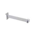 thumbnail image 1 of Econoco WTE/FB 12"L Hangrail Bracket to Hold Rectangular Tubing - White Color,Pack Size - 24, 1 of 1