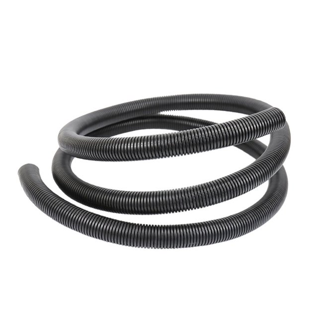 Conducto de alambre de tubería de telar de alambre dividido - Negro 100 metros, diámetro 6.5CM