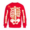 thumbnail image 4 of Afdoent Sweatshirts for Men Halloween Skeleton Print Sweatshirt Casual Cozy Long Sleeve Pullover Comfortable Fashion Streetwear, 4 of 4