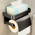 thumbnail image 3 of Fmbmuo 2-in-1 Toilet Paper and Soap Holder - Bathroom Organizer with Roll Stopper, 3 of 4