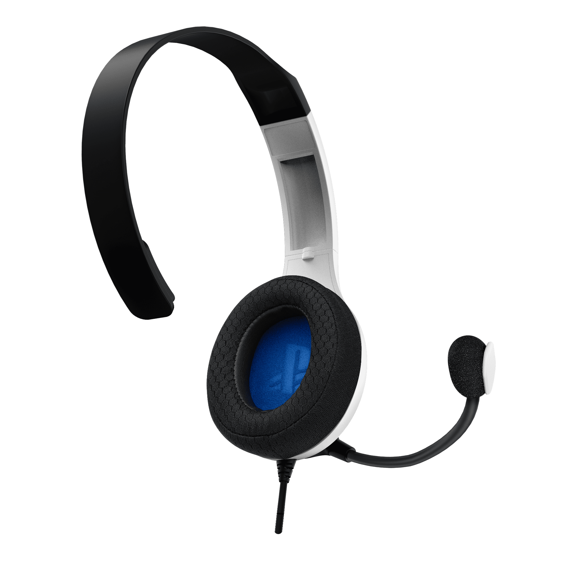 PDP Gaming LVL30 Wired Chat Headset With Noise Cancelling Microphone: White - PlayStation 5, PlayStation 4, PC