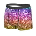 thumbnail image 2 of Junzan Glitter Rainbow Mens Underwear Boxer Briefs For Men’s - Medium, 2 of 9