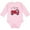 AD-Pink, variant on Inktastic Valentine Fire Truck with Cute Dalmatian and Hearts Boys or Girls Long Sleeve Baby Bodysuit