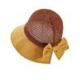 thumbnail image 2 of Holzkary Bucket Hat for Women Men Cotton Summer Sun Beach Fishing Cap Womens Outdoor Solid Sun Hat Casual Elegant Sun Hat Yellow One Size, 2 of 6
