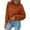DeepOrange, variant on YOGAFOX Women Casual Oversized Cable Knit Long Sleeve Pullover Sweater Deep Orange XL