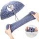 thumbnail image 3 of Funda de inodoro cálida y gruesa de invierno, cojín redondo universal de felpa lavable de punto, 3 of 5