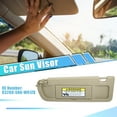 thumbnail image 2 of Unique Bargains Front Left Side Car Sun Visor for Honda Civic 2006 2007 2008 2009 2010 2011 83280-SNA-W01ZB Beige, 2 of 7