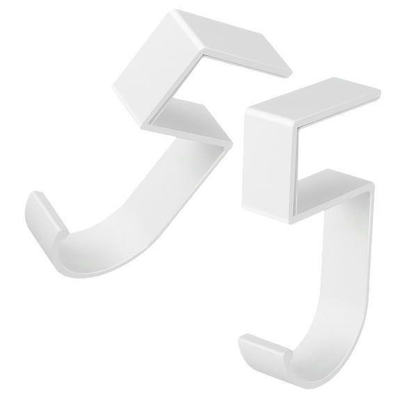 Masteelf 2pcs Desk Hooks Table Purse Holder Cabinet Bag Hook Aluminum Alloy Purse Hanging Organizer Ideal For Bags Scarves And More