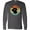 Grey, variant on Inktastic Drum Set Retro Drummer Sunset Long Sleeve T-Shirt
