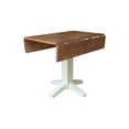 thumbnail image 5 of Solid Wood 36" Square Dual Drop Leaf Dining Table - Multi-Color, 5 of 7