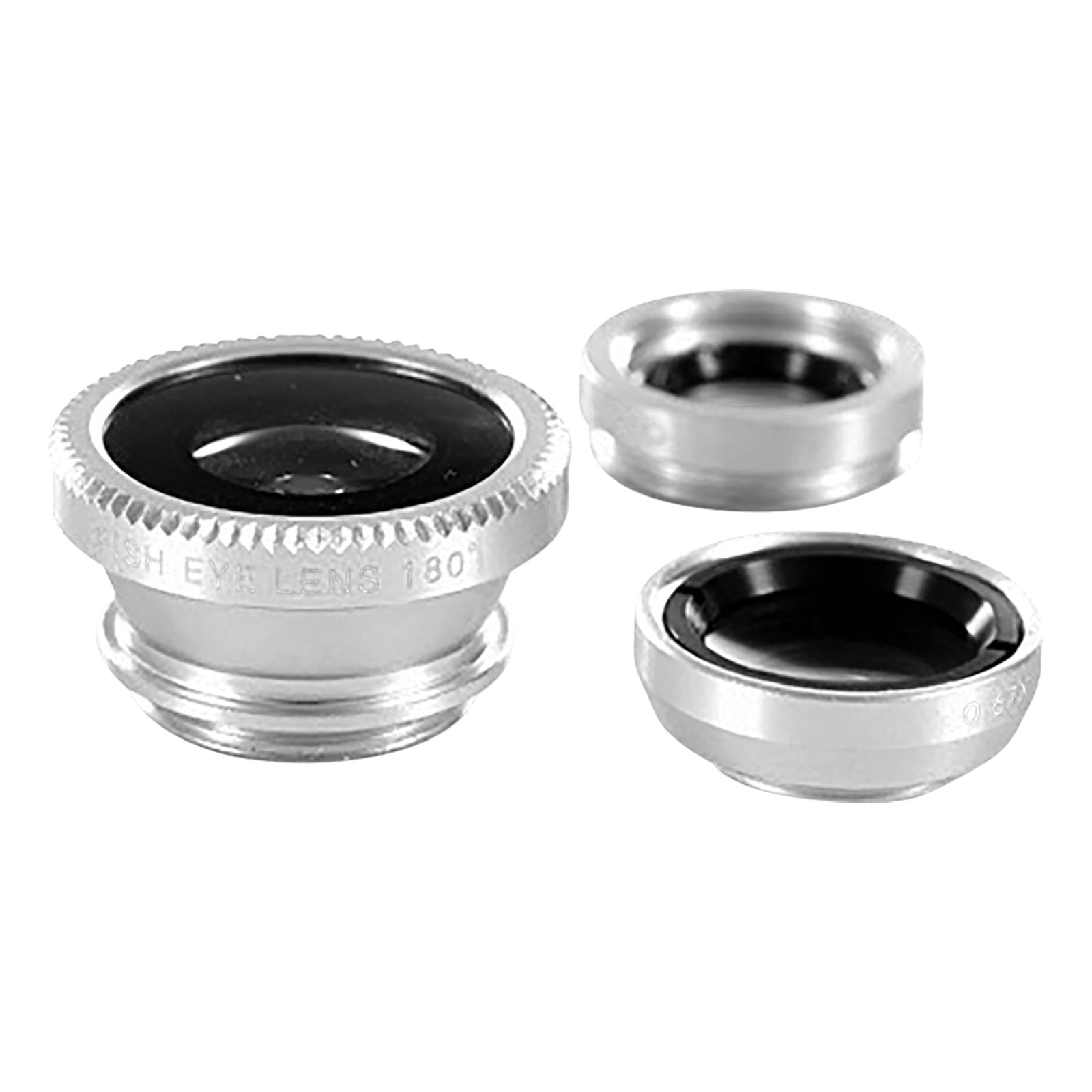 Phone Camera Lens Upgraded 3 In 1 Phone Lens Kit 198° Fisheye Lens