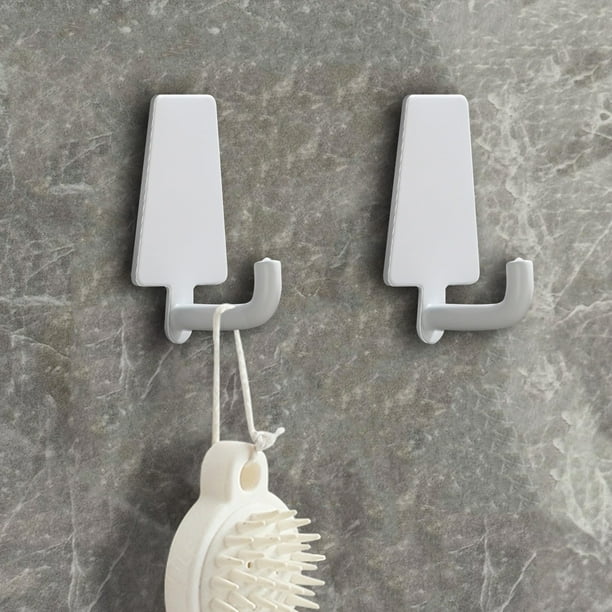 Gancho Adhesivo Trapezoidal para Puerta de Cocina y Baño, Sin Perforaciones, para Colgar En La Pared, Sin Dejar Rastro