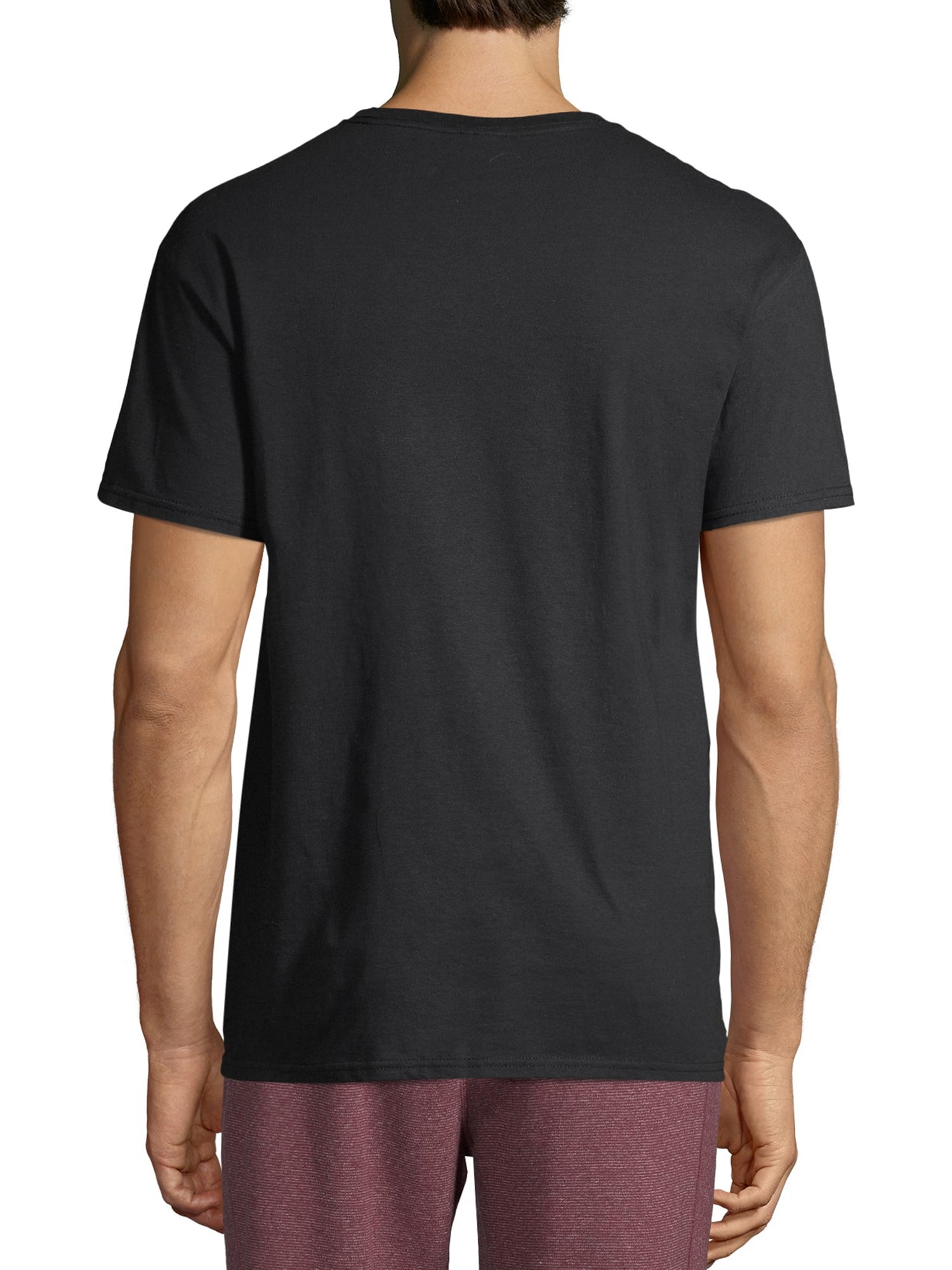 Let's Get Weird Trippy Cat Men's and Big Men's Graphic T-shirt