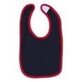 thumbnail image 2 of Rabbit Skins - Infant Contrast Trim Premium Jersey Bib - 1004, 2 of 3