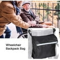 thumbnail image 4 of Wheelchair Back Bag With Cup Holder Easy Access Storage For Essential Belongings, 4 of 8