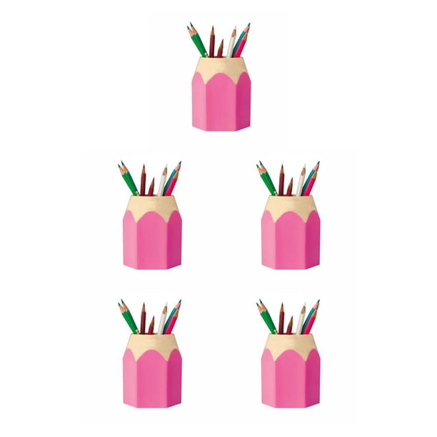 Methold Plástico Extraíble Suministros para estudiantes Forma de lápiz Portalápices de doble Type7 NO7