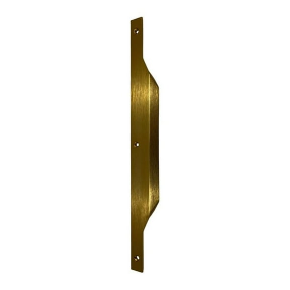 Modern Aluminum Thin Metal Gold Pull Handle - Single