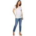 thumbnail image 4 of Sofia Jeans by Sofia Vergara Rosa Curvy Ankle Full Band Maternity Jeans, Sizes S-XXL, 4 of 7