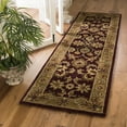 thumbnail image 3 of SAFAVIEH Classic Karolina Oriental Wool Runner Rug, Burgundy/Gold, 2'3" x 10', 3 of 12