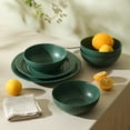 thumbnail image 2 of Stone Lain Orbit 12-Piece Dinnerware Set Stoneware, Green, 2 of 6