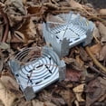 thumbnail image 6 of Camping Folding Stove Galvanized Stove Burners Pocket Stove with Stand Rack for Outdoor Backpacking, 6 of 8