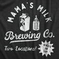 thumbnail image 2 of Maternity Mamas Milk Brewing Co Shirt Funny Breast Feeding Brewery Joke Pregnancy Tee for Ladies, 2 of 7