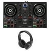 Hercules DJ CONTROL INPULSE 200 4-Pad DJ Controller+Sound Card+Headphones